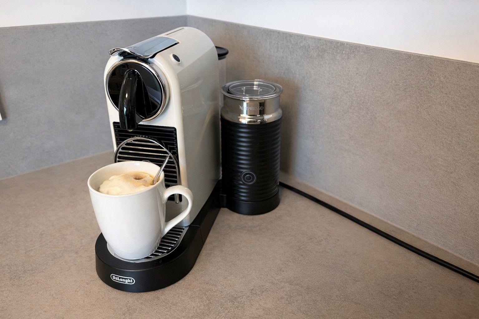 Nespresso Kapselmaschine in der Ferienwohnung Meerwert by Seeblick Ferien ORO