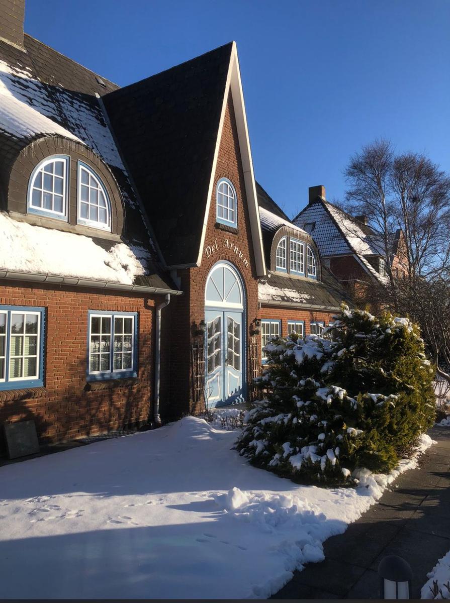 Haus Del Arnum im Winter