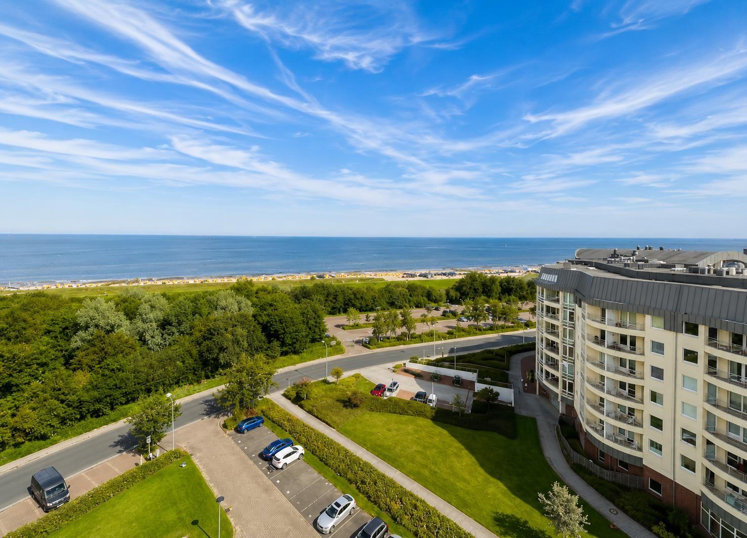 Stranhochhaus Döse, Seesicht, 9 Etage, Nordfeldstr. 24, Cuxhaven- Döse