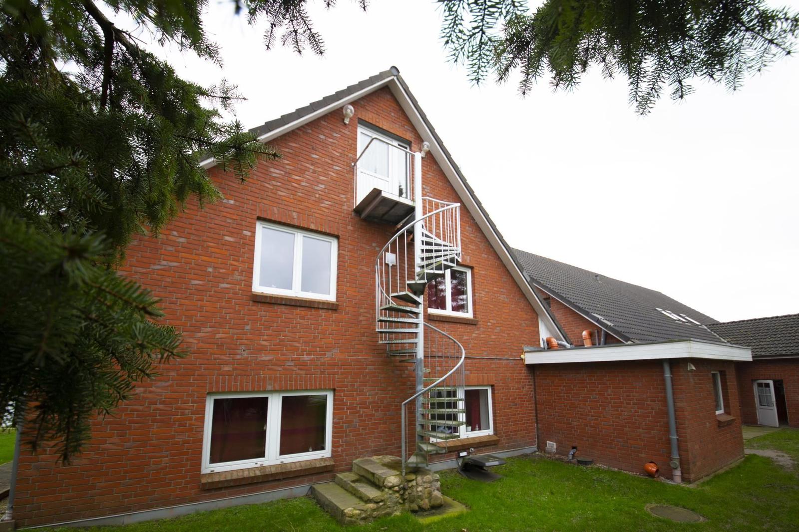 Treppe zum Appartement