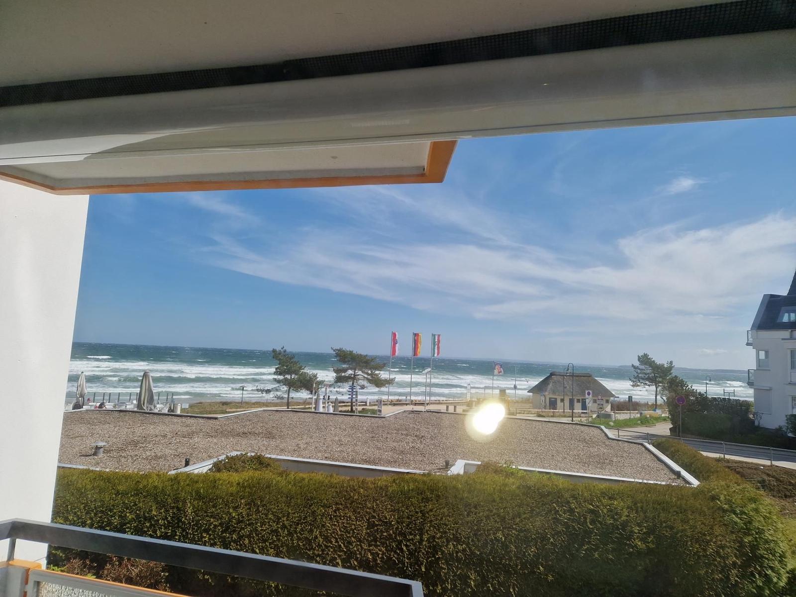 Ausblick vom Balkon