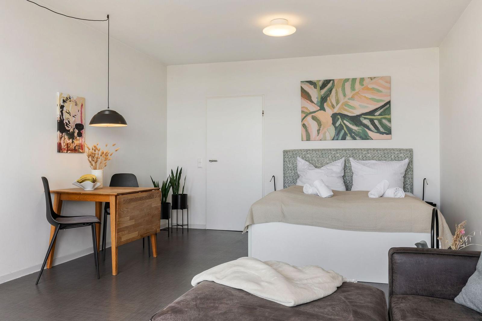 Kombiniertes Wohn-Schlafzimmer