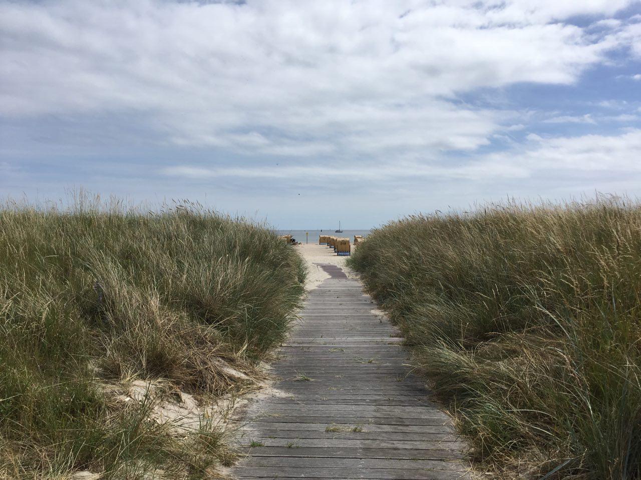 Strand vor der Tür