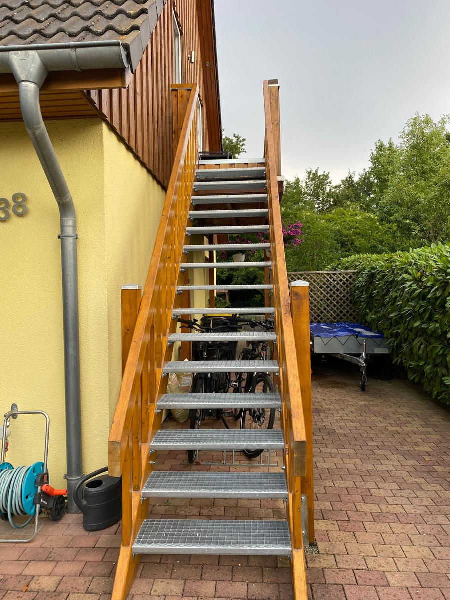 Außentreppe mit seperaten Zugang Ferienwohnung