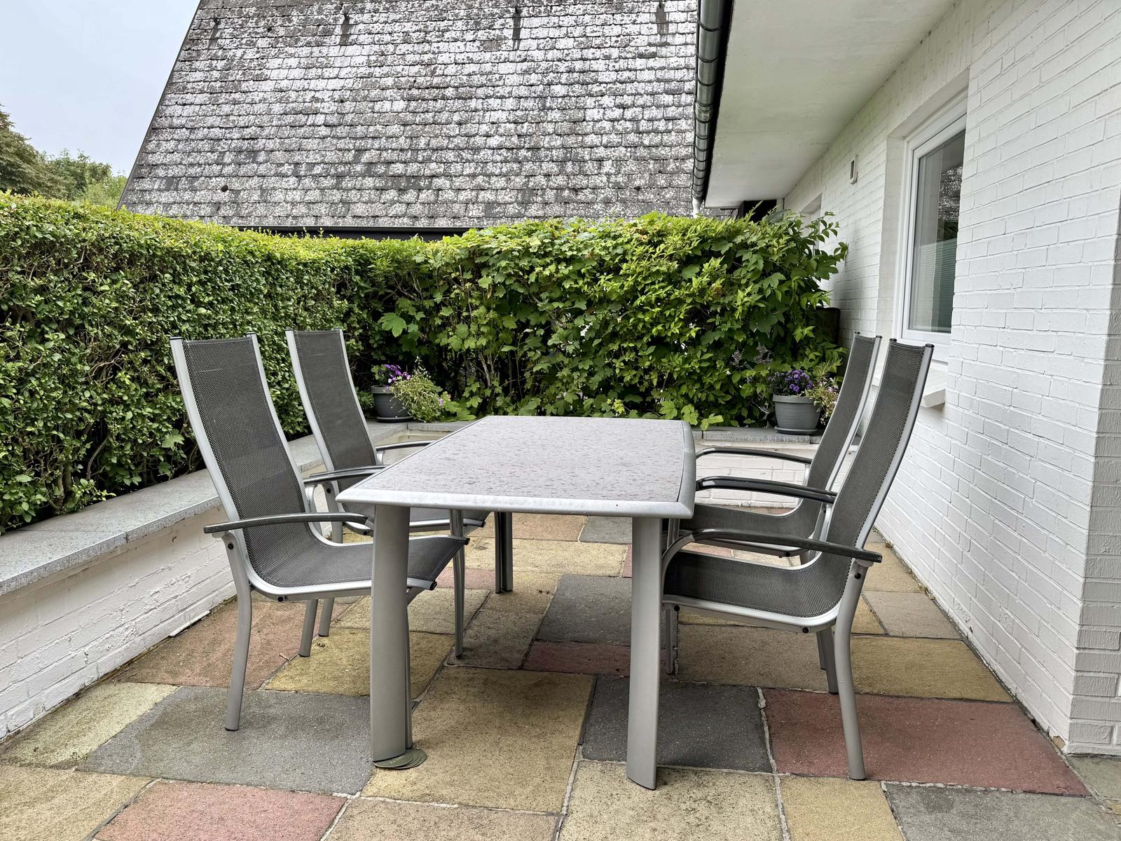 Möblierte Terrasse