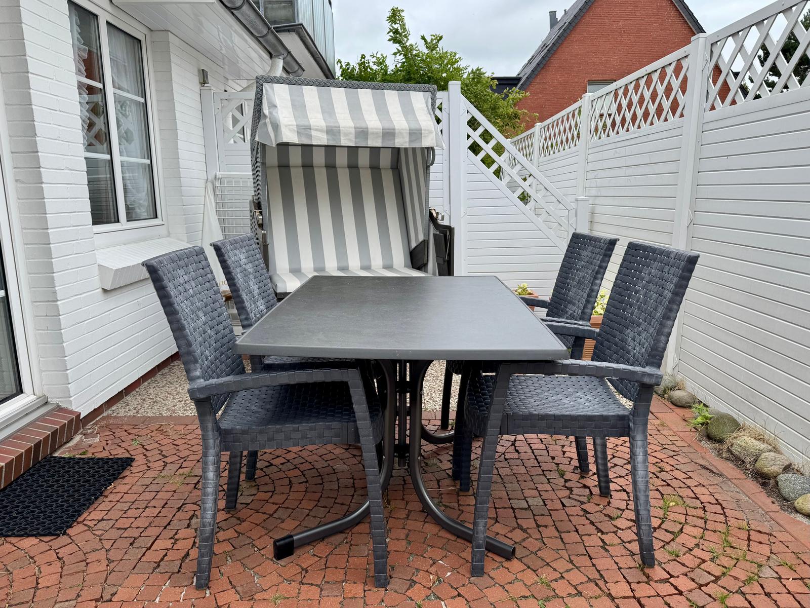 Möblierte Terrasse
