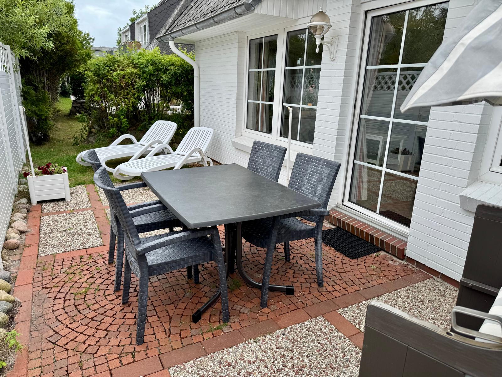 Möblierte Terrasse