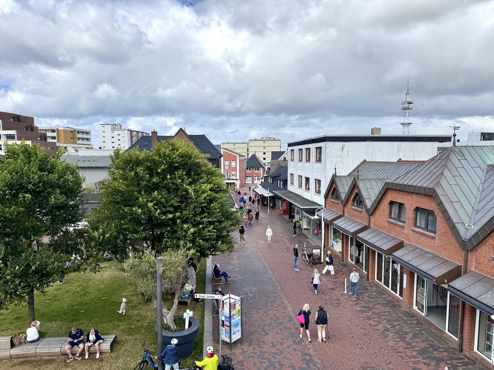 Blick vom Balkon