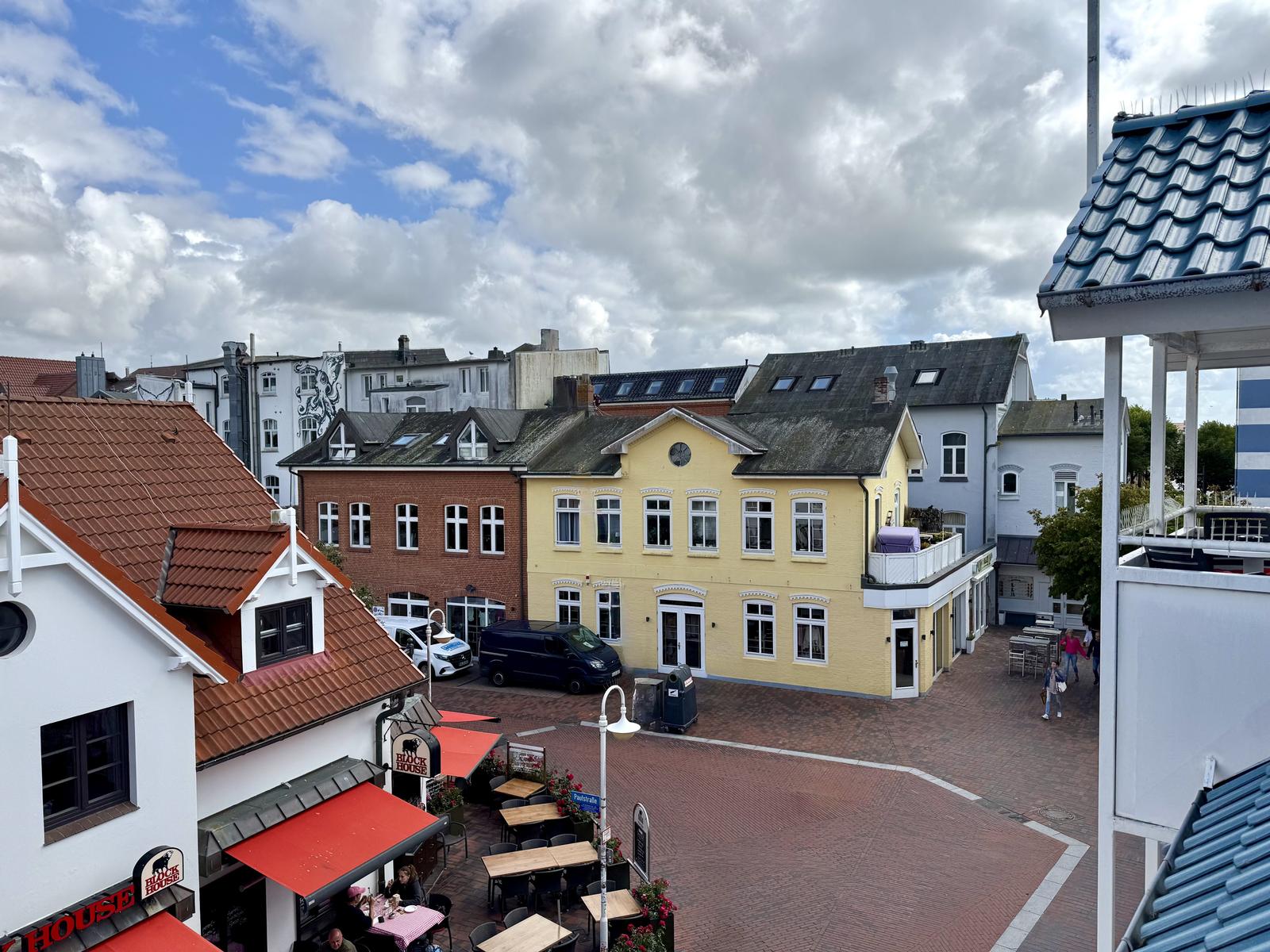 Möblierter Balkon