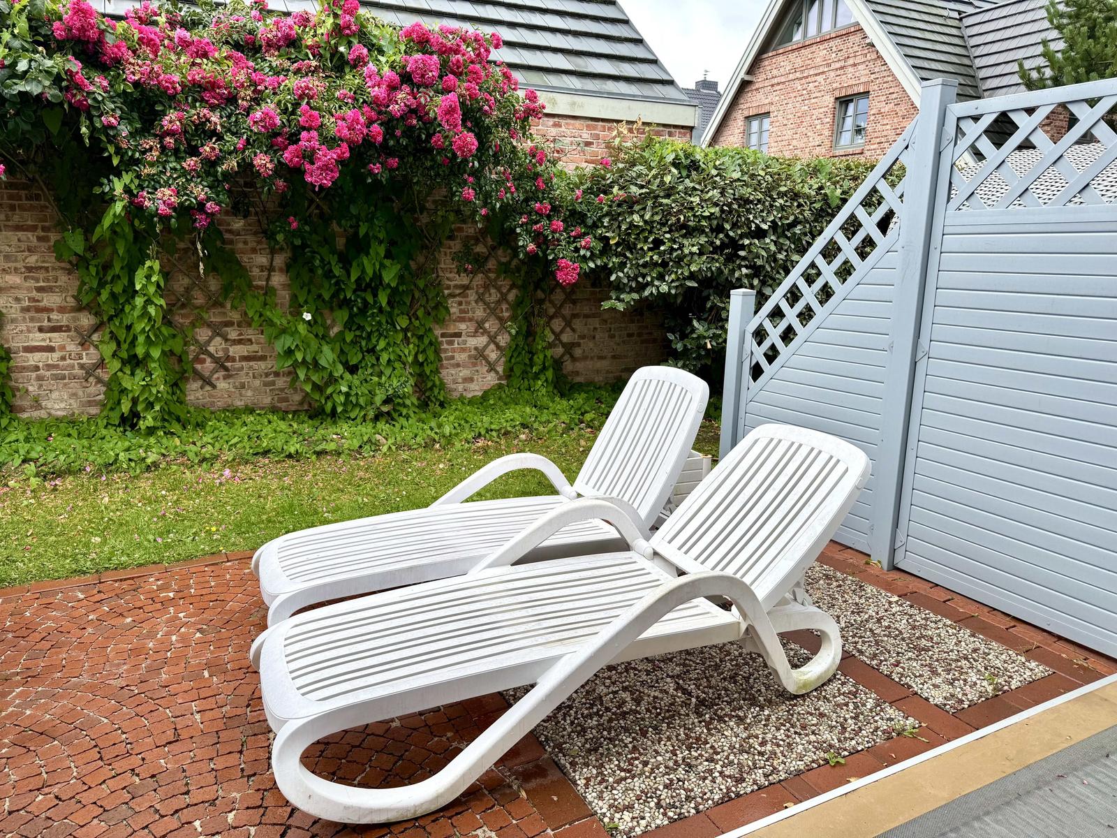 Möblierte Terrasse
