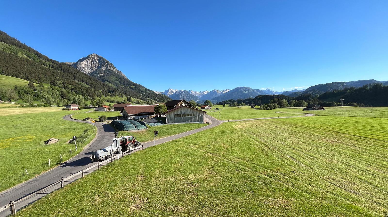 Blick vom Balkon nach Süden