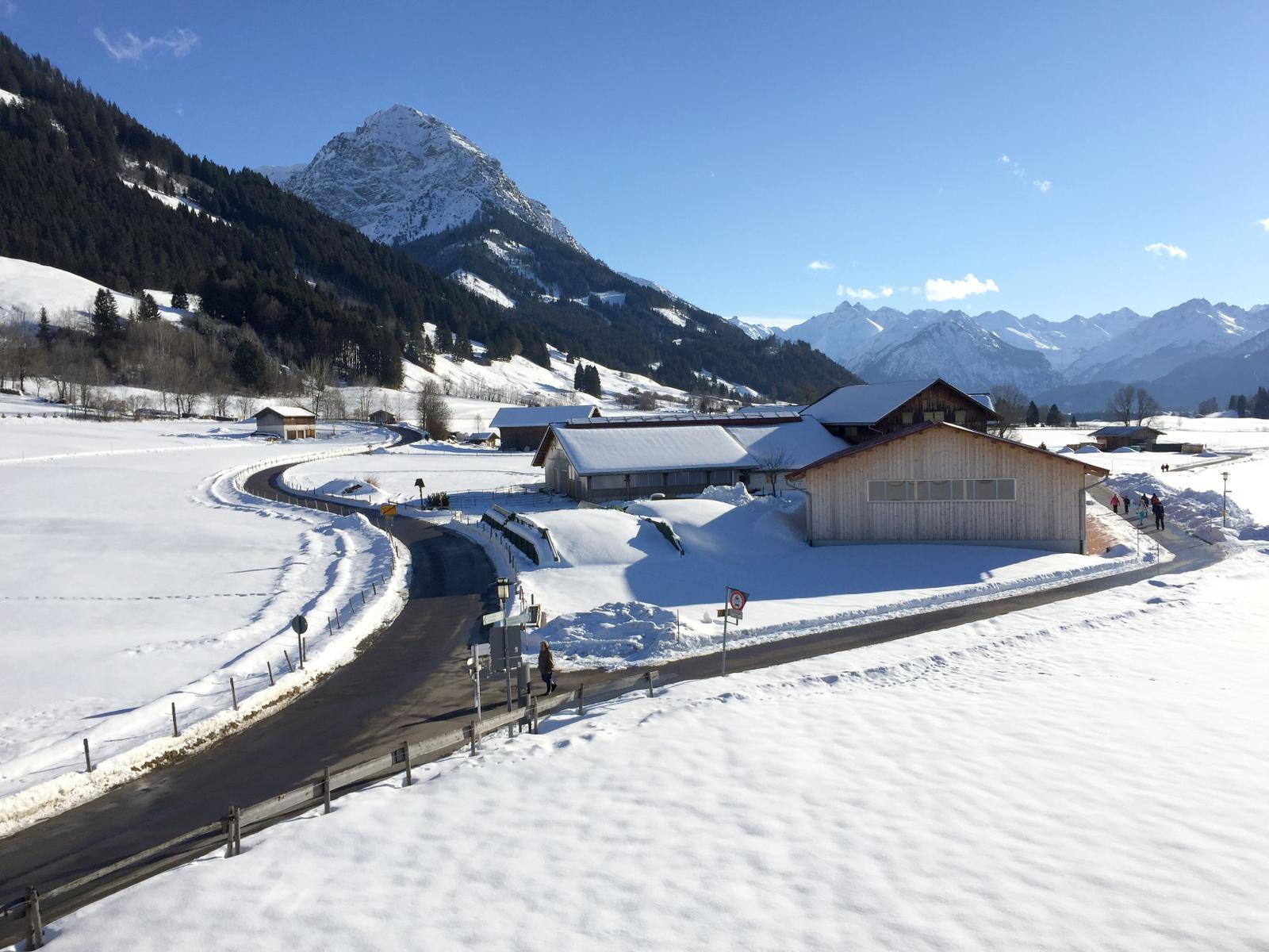 Blick aufs Rubihorn im Winter