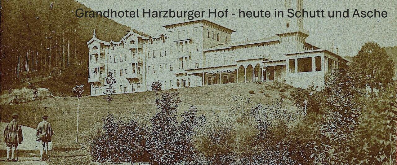 Das ehemalige Flagg-Schiff der Harzburger Hotelerie..
"Der Harzburger Hof"
seit Jahren wird es "demnächst" wieder eröffnet....