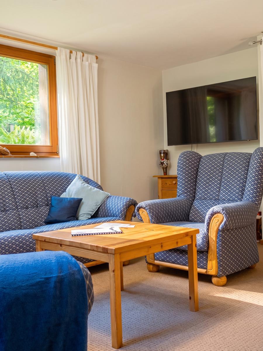 Wohnzimmer mit Fernseher