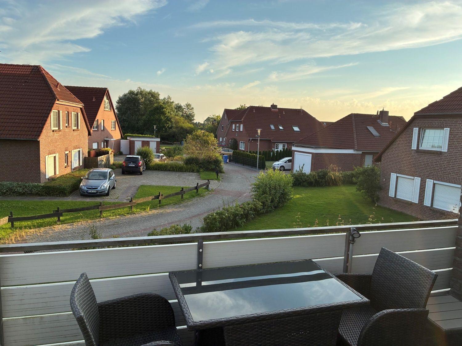 Aussicht vom Balkon