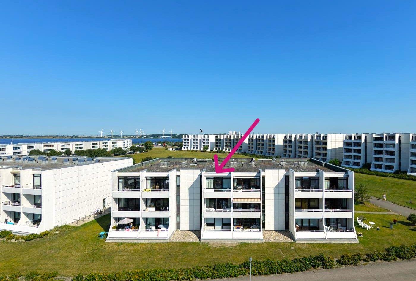 Apartment Beach203 mit offener Loggia in der Endetage