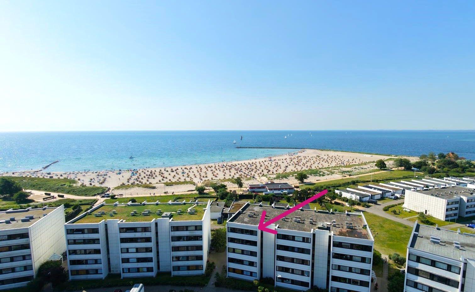 Apt. Marina408 im 4. OG direkt am Südstrand