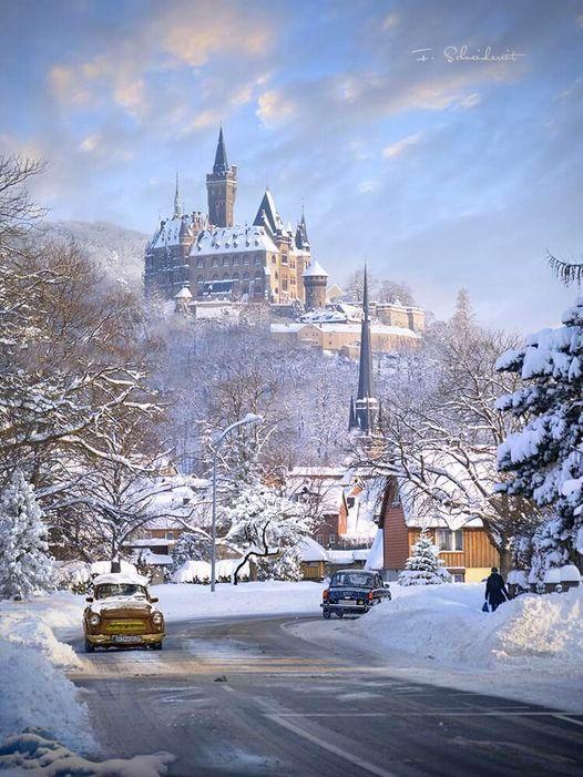 Schloss Wernigerode im Winter