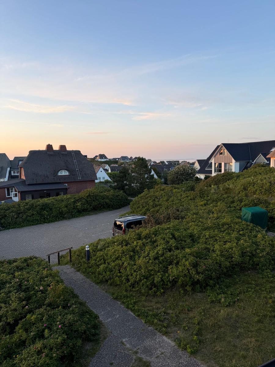 Blick aus dem Wohnzimmer in Richtung Nordosten