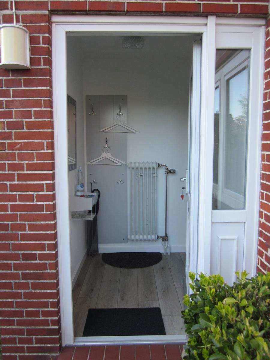 Eingang zum Ferienhaus Harder