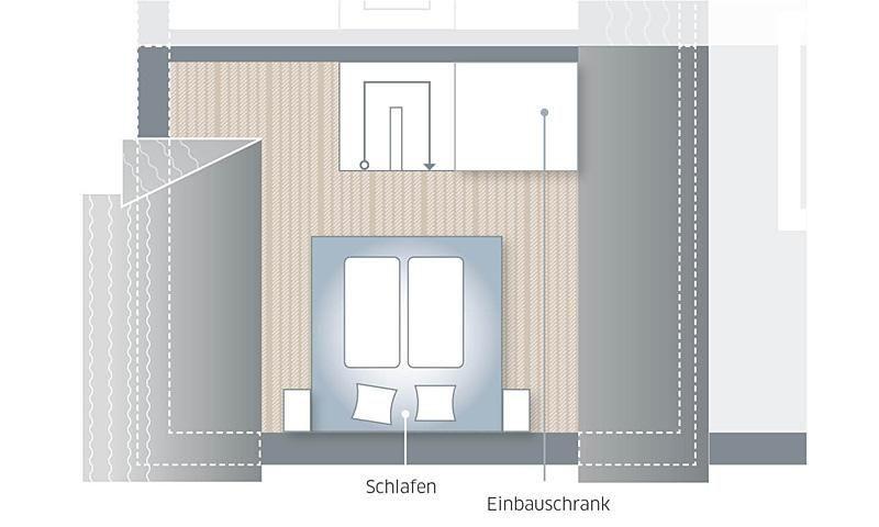 Weißes Haus mit Balkon und Steinmauer im Vordergrund.