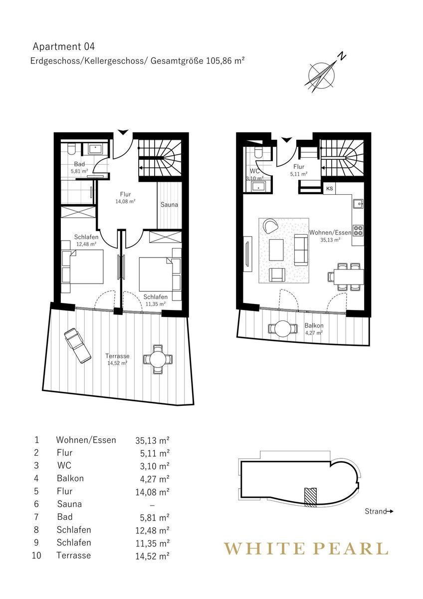 White Pearl Apartment 0.04 erhielt 9,5 von 10 bei den Booking.com Reisendenbewertungspreisen 2020.