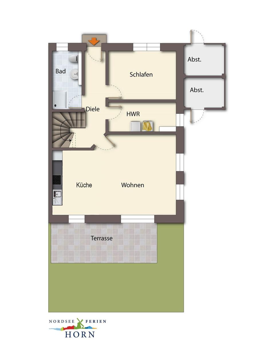 Willkommen bei Landhaus Seewind mit Sauna. Bewertung 10 von 10.