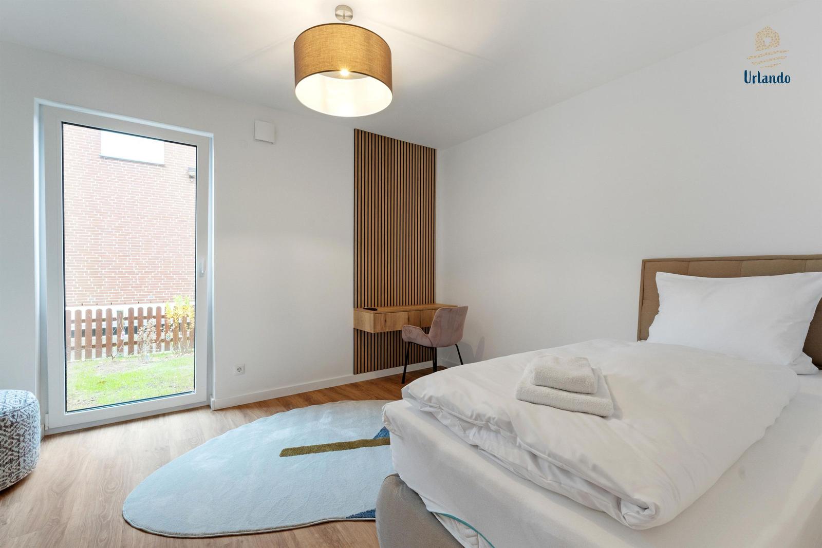 Wohnung mit drei Zimmern, Küche, Bad und Terrasse. Barrierefreier Zugang.