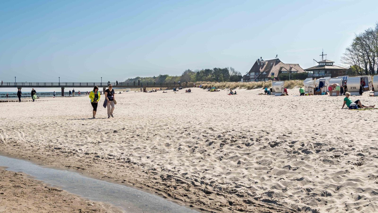 Strandblild vom Angelsteg