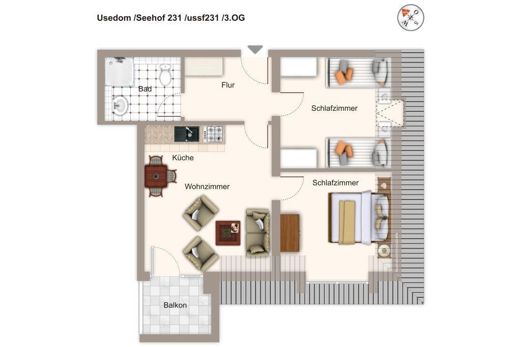Technische Angaben für Stellplatz 29 in Wohnung SF 231 mit Parkplatzlimits.
