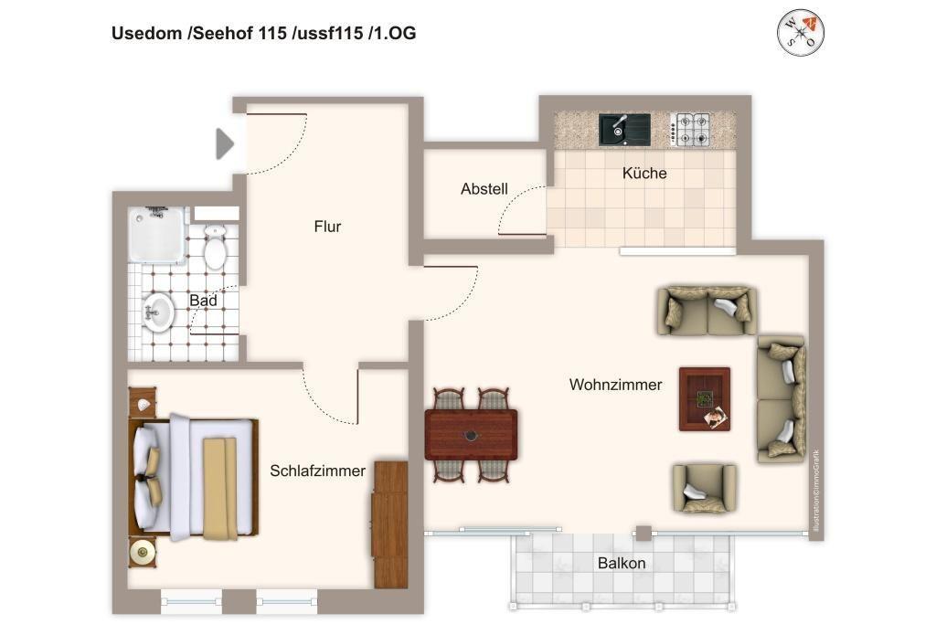 Doppeltieriger Stellplatz für PKW mit technischen Spezifikationen.