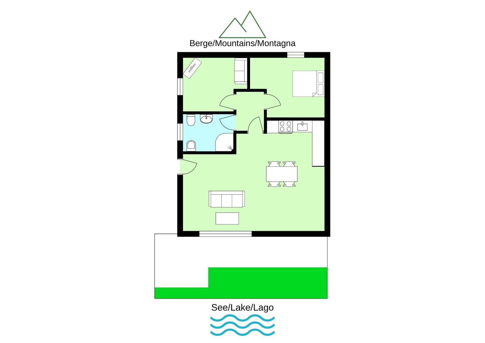 eindrucksvolle Ferienwohnung