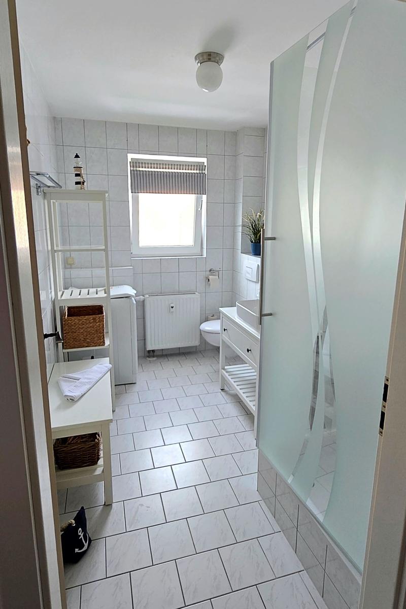 Eingang zum Badezimmer