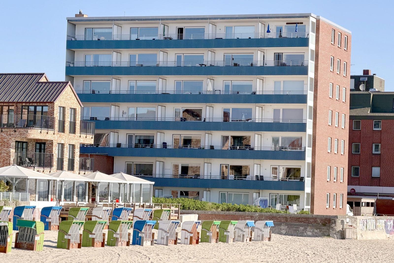 Ansicht vom Strand