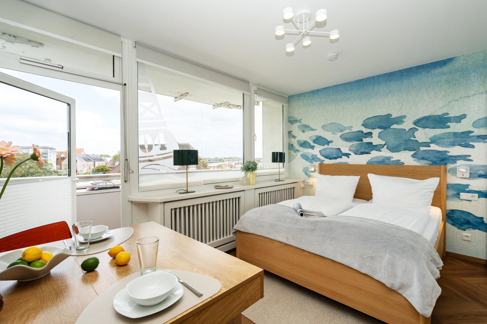 Wohn- und Schlafzimmer