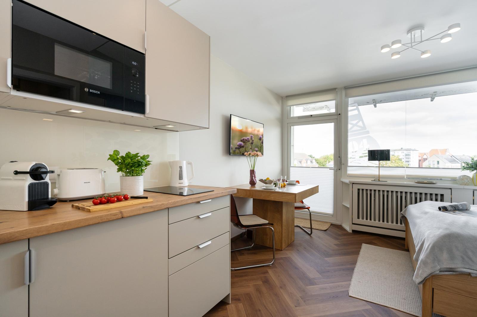 Wohn- und Schlafzimmer