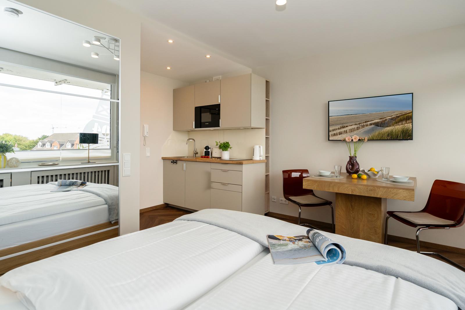 Wohn- und Schlafzimmer