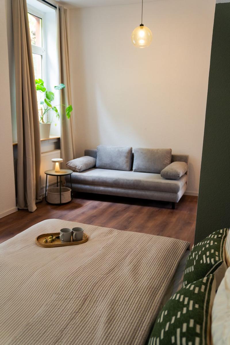 Doppelbettschlafzimmer mit Schlafsofa
