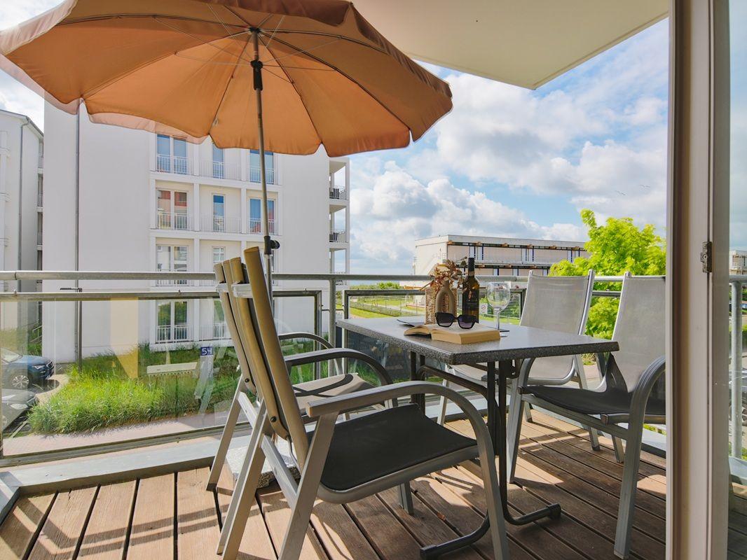 sonniger Balkon