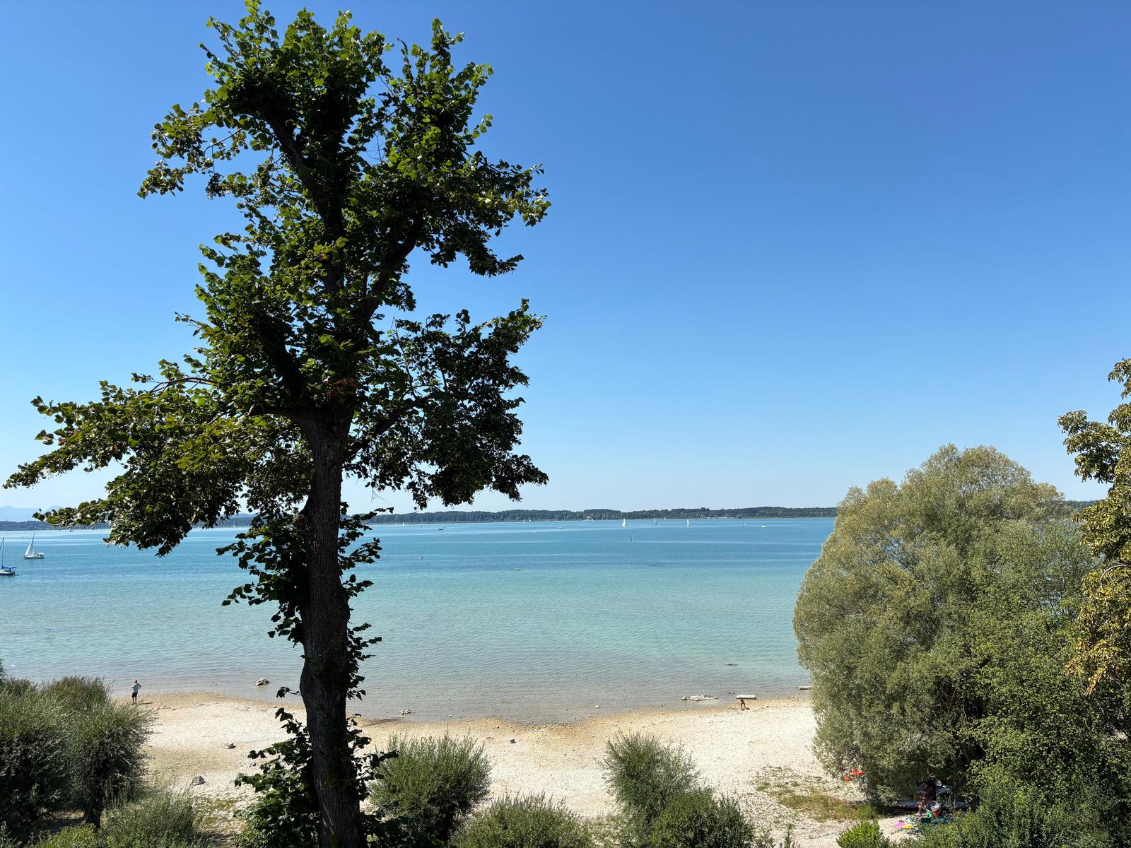 Blick vom Balkon