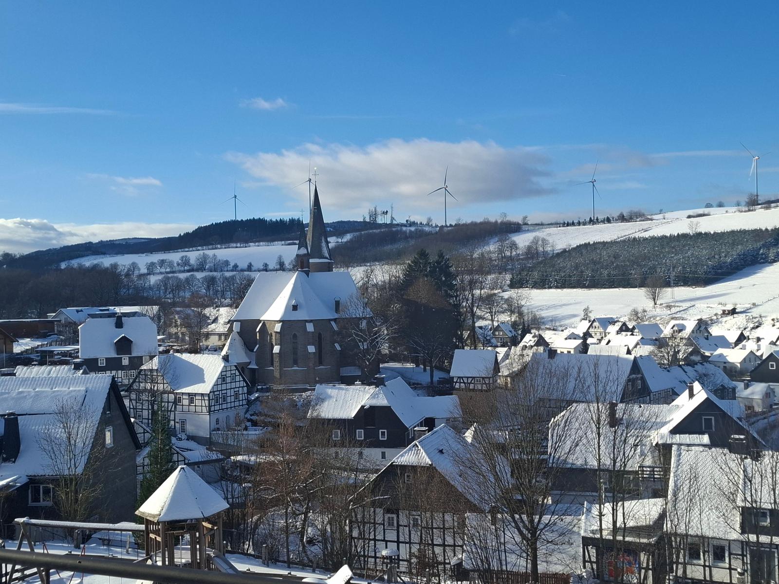 Der Ausblick im Winter...immer wieder schön!