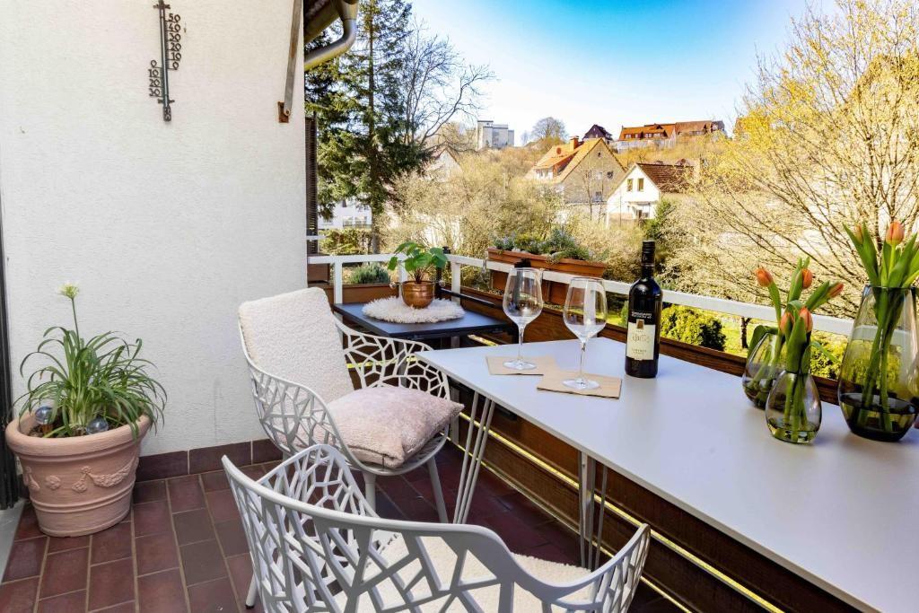 ruhiger Balkon