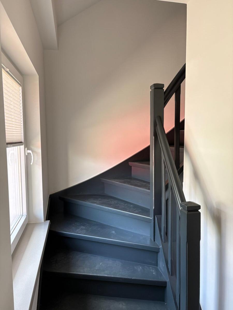 Treppe zum Dachgeschoss