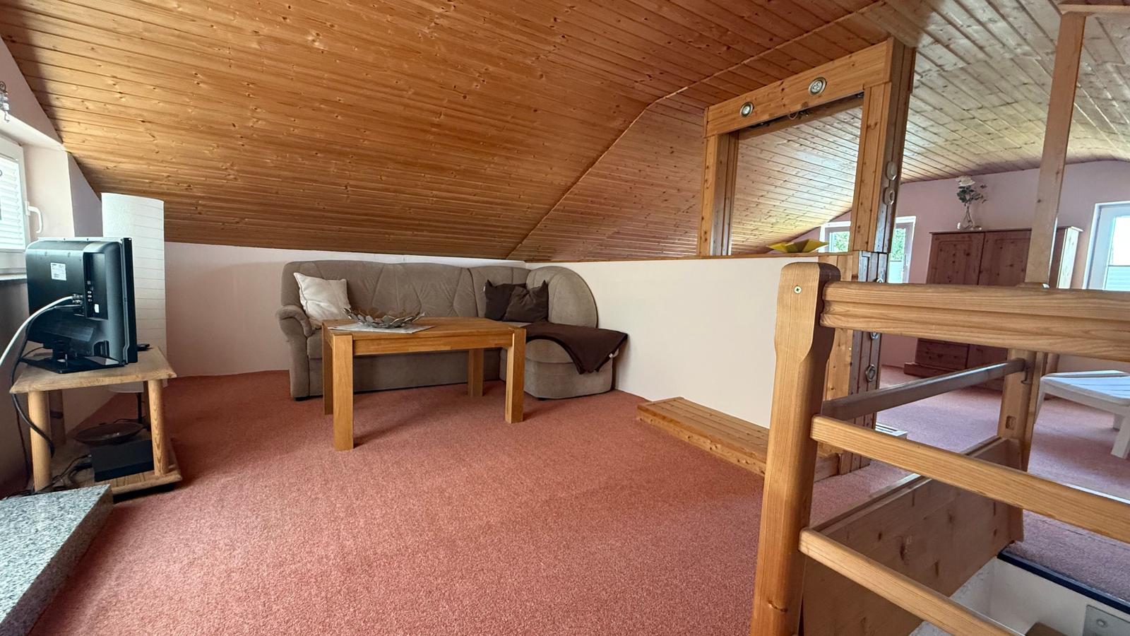 Kleine Stube in der oberen Etage