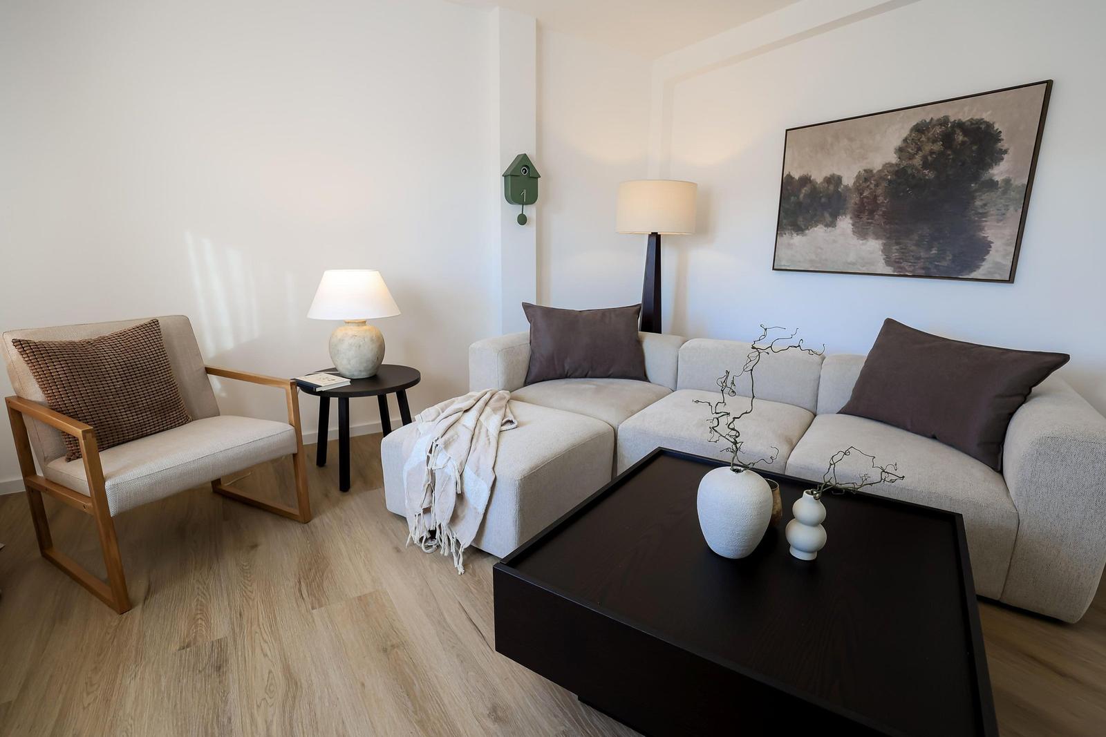 Stilvolles, modernes Wohnzimmer