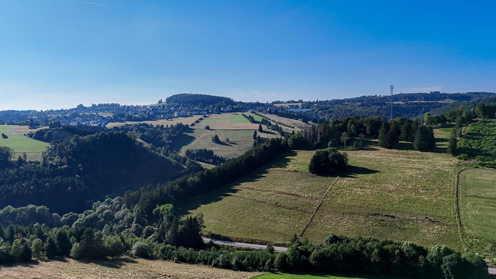 Aussicht auf die umliegende Landschaft