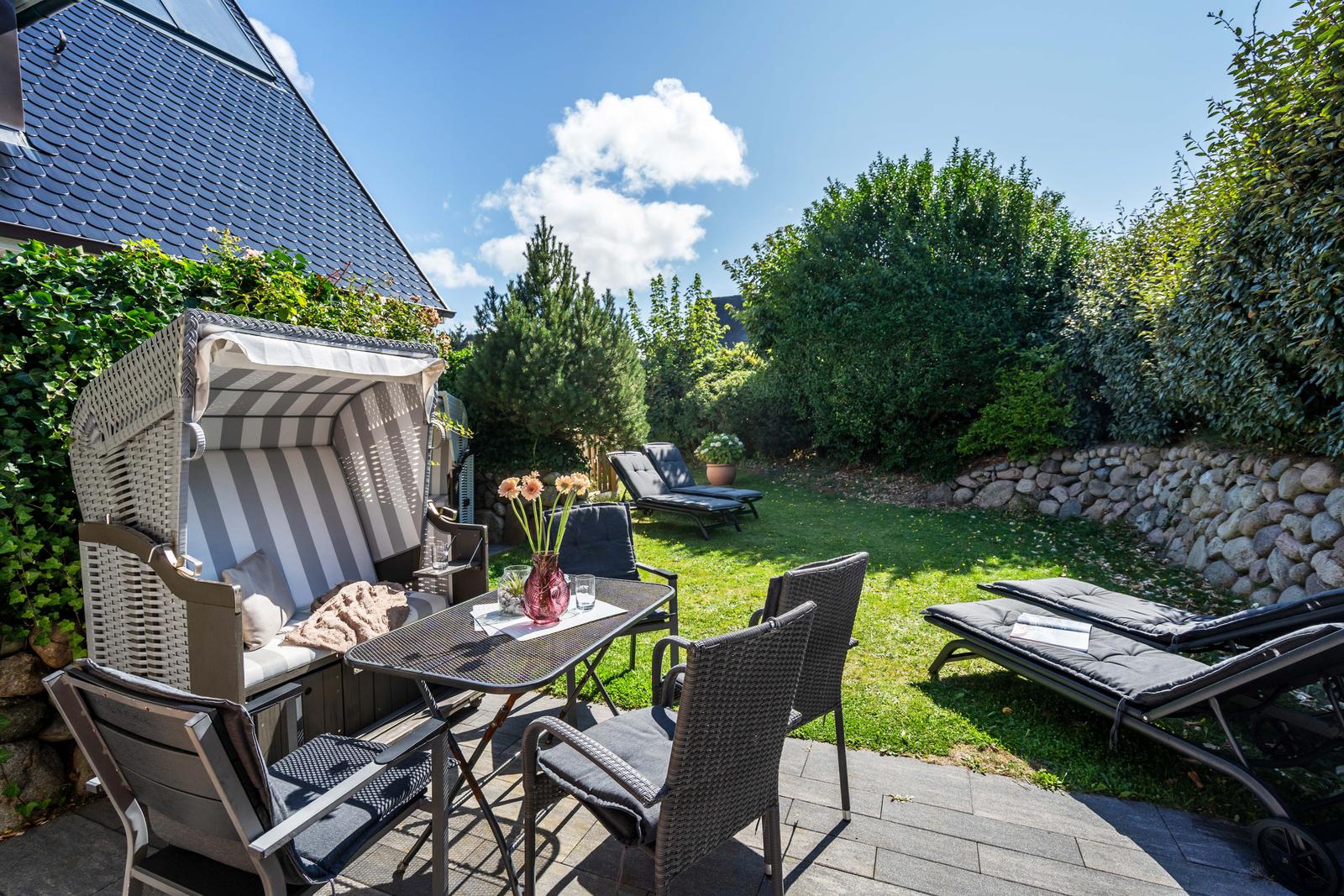 Möblierte Terrasse/Garten