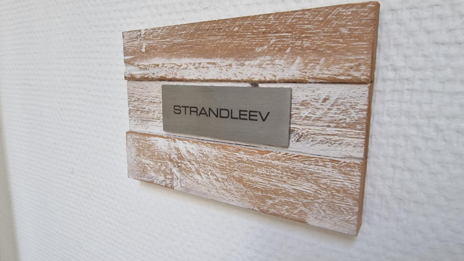 Detail Türschild Strandleev...