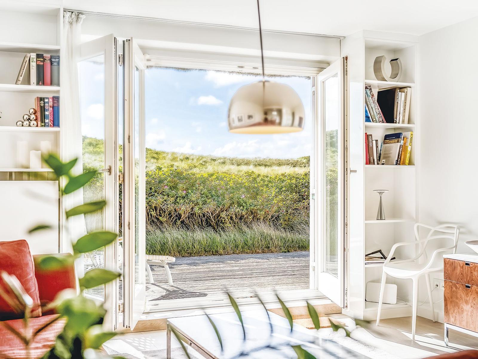 Westterrasse an der Düne