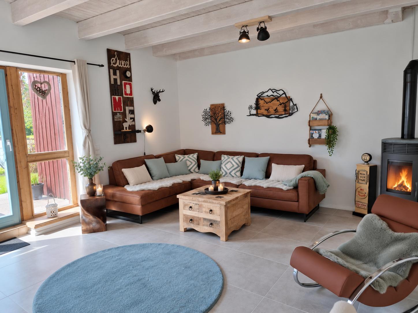offenes, helles Wohnzimmer